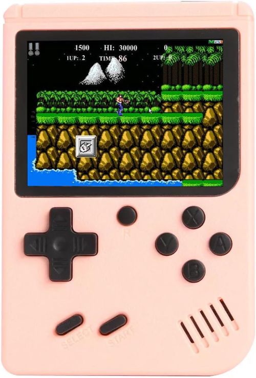 Macaron Handheld Game Consoles,Nostalgic Toys, Retro Mini Handhelds,500 Games for Students