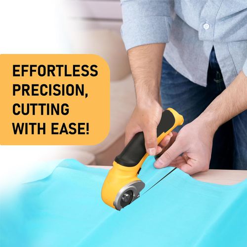 Cordless Electric Cardboard Cutter – Rechargeable Rotary Blade Cutting Shears, Heavy-Duty Automatic Cutting Tool, for Cardboard Boxes