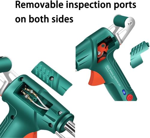 Multifunctional soldering iron gun set, external heating soldering iron gun, multifunctional soldering iron gun, electric soldering iron gun set set for soldering solder wire (external heating, green)