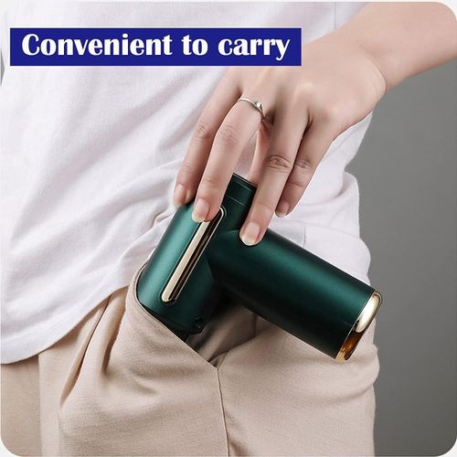 Handheld Massage Gun Deep , Massage Gun Portable Whole Body Muscle Relaxation Massager Family Mini Fascia Gun (Green)