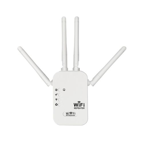 WiFi Extender 2025, 1200Mbps dual-band (5GHz) signal booster. Repeater with Ethernet port, suitable for home, office, and other applications.