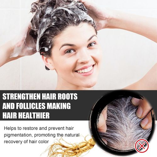 Gray Hair Reverse Bar Black Soap For Gray Hair Darkening Shampoo Bar, Natural Black Soap for Hair , Beard Darkening, Moisturizing  and Scalp Care for Men Women