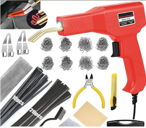 ATOLS Plastic Welder, 1000PCS Staples, Plastic Welding Kit, Hot Stapler Kit, Plastic Welder Gun Kit, Car Bumper Repair Kit, Plastic Repair Kit
