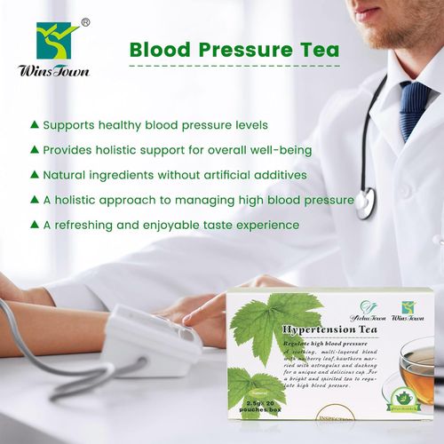 Wins Town Hypertension Tea, Pressure Balance Tea, Cholesterol, Cardiovascular Health, 20 Tea Bags