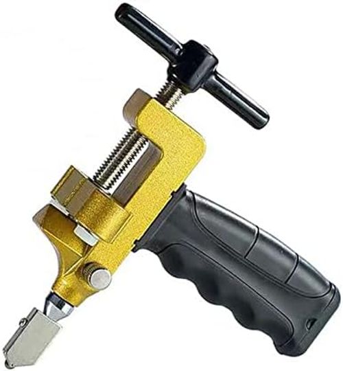 Jieotwice Tile Cutter Set Glass Cutter- Professional Diamond Tipped Glass Tool Window Craft for Portable Hand Tools Tile Cutting Machine