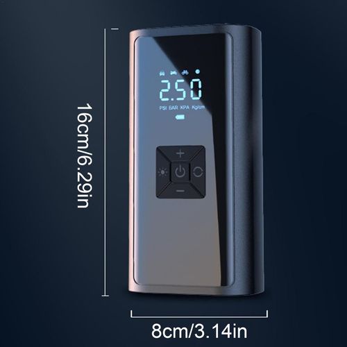 Tire Pressure Inflator Pump – Digital Air Pump, Portable Digital Tire Pressure Pump | Car Air Pump with Preset Tire Pressure Function, Car Tire Digital Air Compressor, Preset