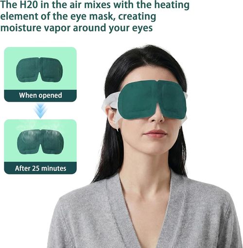 Steam Eye Mask,Eye Mask Disposable, Self-Heating Relief Heated Eye Mask for Fatigue for Travel, Home, Spa