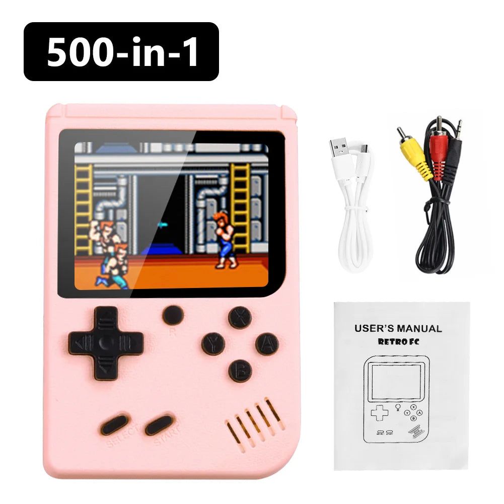 500 Games In One Portable Mini Electronic Video Game Player For Children