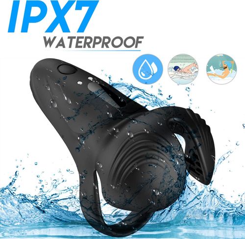 Elastic and Comfortable Silicone Soft Ring Men's Long-lasting Enhancement Ring, Rechargeable Delay Training Ring For Couples Sports Fitness Ring