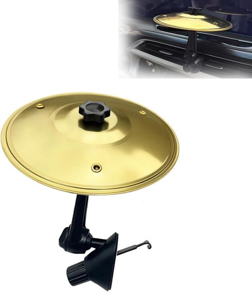 Car cymbal air outlet, car impact cymbal, Car Cymbal Air Vent make your driving more fun, easy clip-on riding for music lovers, Compact Durable Accessory for All