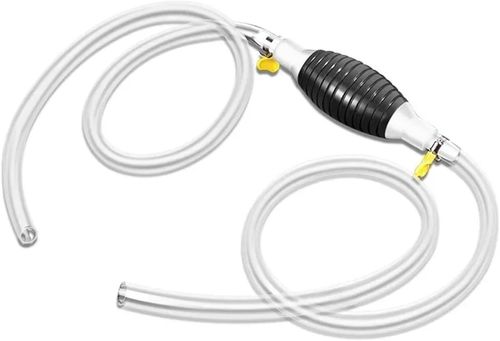 Car Sucker Oil Transfer Fuel Pump Multifunctional Manual Pump for Gasoline Gas Oil Fuel Petrol Diesel Fluid Water Fish Tank(2Meter)