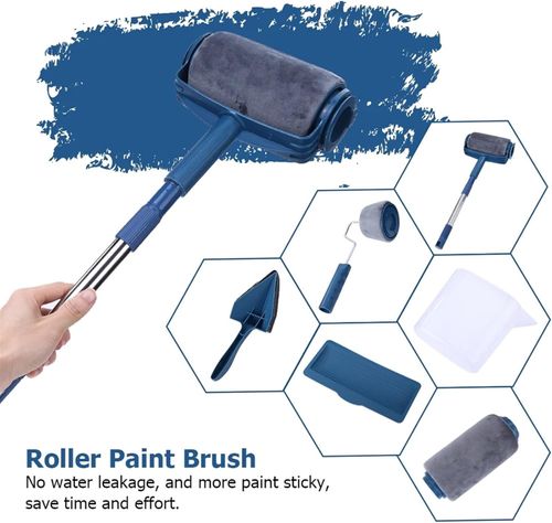 Paint Runner Roller Corner Brushes Set Household Use Wall Decorative Pro DIY Painting Brush Handle Tool