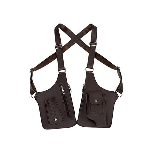 2025 New Double Shoulder Armpit Anti Theft Bag,Armpit bag for men,Multi-pocket Outdoor Tactical Chest Bag