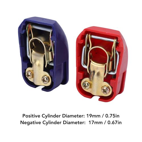 2 pcs Quick Release Battery Terminals Clamps Connectors