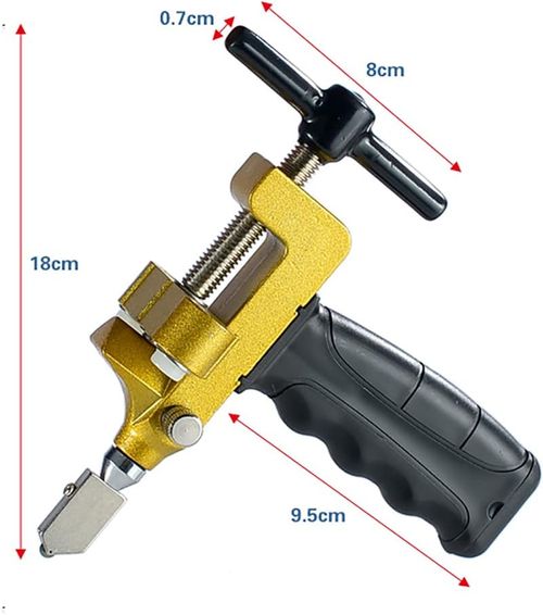 Jieotwice Tile Cutter Set Glass Cutter- Professional Diamond Tipped Glass Tool Window Craft for Portable Hand Tools Tile Cutting Machine