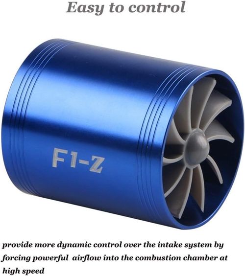 Car Turbocharger Double Sided Turbo F1-z Automobile Intake Turbo Vehicle Engine Turbocharger Power Conversion Accessories suitable for car