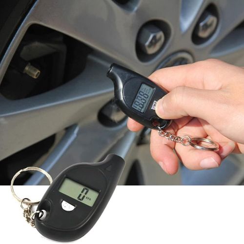 Tire Pressure Gauge Keychain Tire Tyre Air Pressure Gauge,Digital Display Measuring Car Tire Pressure Mini Tire Pressure Meter Portable Tire Pressure Tester