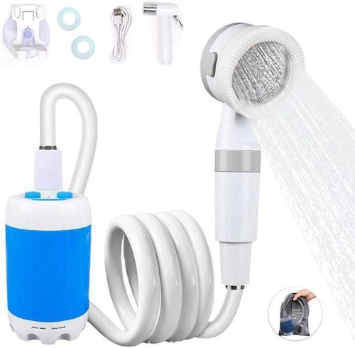Outdoor Artifact, Practical Shower for Dormitory, Camping Supplies, Wireless Shower, Portable Rechargeable Shower