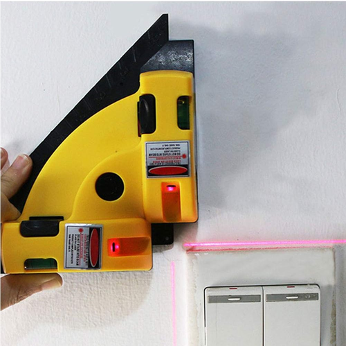 Laser Level, Right Angle 90 Degree Vertical Horizontal Laser Line Projection Level Alignment Layout Tool