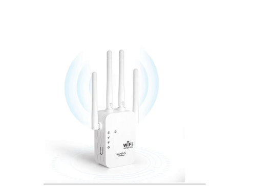 WiFi Extender 2025, 1200Mbps dual-band (5GHz) signal booster. Repeater with Ethernet port, suitable for home, office, and other applications.
