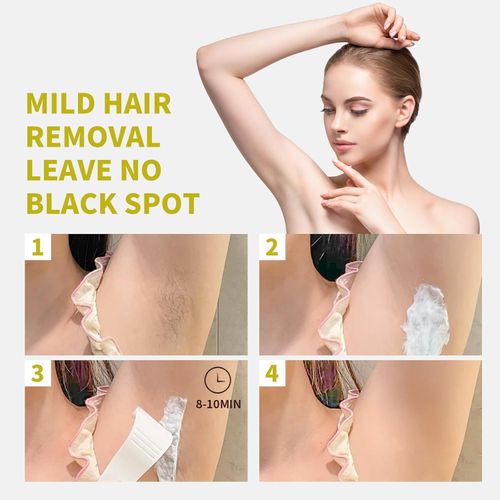 Versatile, aromatic hair removal cream with a gentle formula—a painless hair remover suitable for men and women of all skin types.