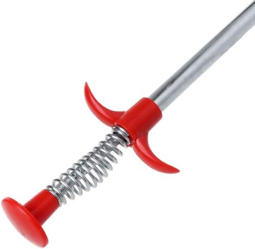 Flexible Grabber Claw Pick Up Reacher Tool with 4 Claws Bendable Hose for Little Pick and Cleaning Home Sink Kitchen Sewer Drains Toilet (3 Inch)