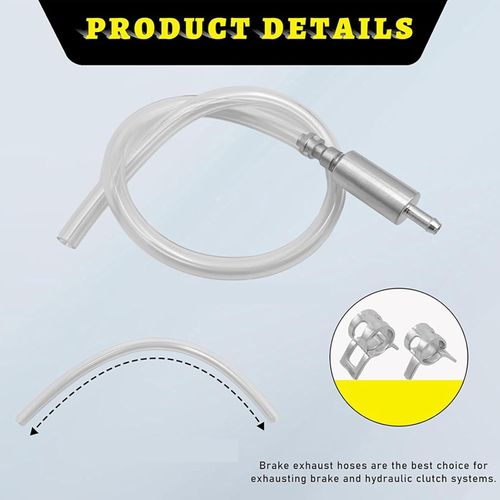 Motorcycle Car Brake Bleeder Clutch Hose Bleeding Tool One Way Valve , Tube Kit