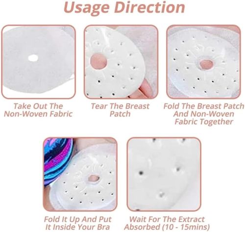 Breast Enhancement Patch, Breast Enhancement Mask, Breast Growth Patches, Breast Firming Patch for Improve Sagging (2Box)