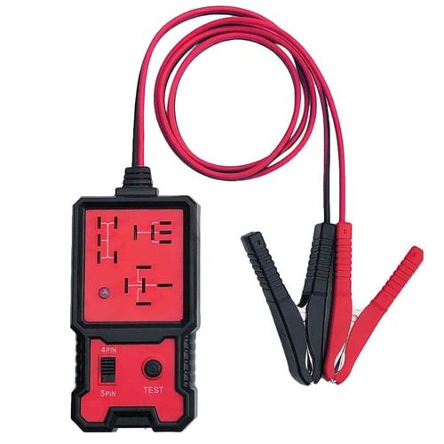 Electronic Relay Tester 12V Car Battery Checker with Clips Auto Relay Diagnostic Tool
