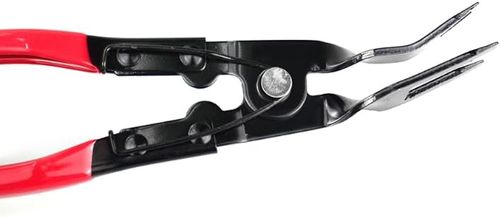 Chougnar Lamp opening pliers, rubber fastener driver, plastic rivet, clip pliers, lining plate, clip pliers, automobile maintenance tool (Color Name: red)