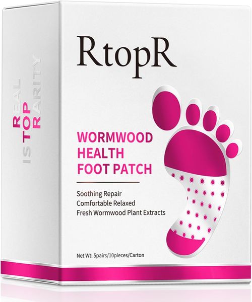 RtopR Wormwood Foot Patches: Deep cleansing, relaxing, and stress-relieving foot patches.