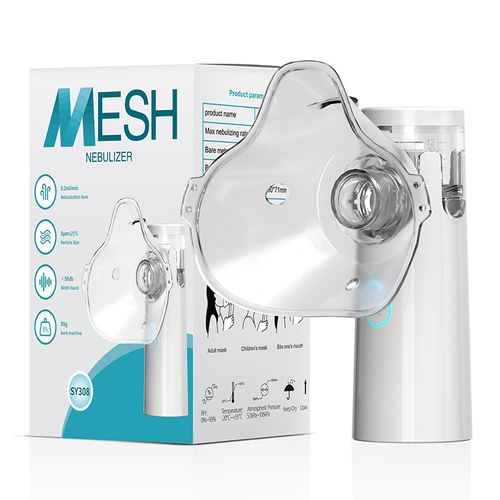 Portable Nebulizer for Adults & Kids, Handheld Mesh Breathing Treatment Machine
