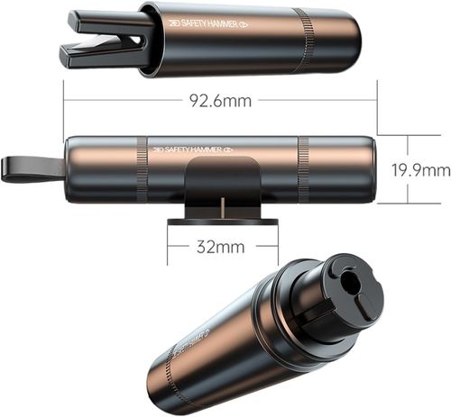 2 in 1 Safety Hammer for Car, Window Breaker Belt Cutter, Car Safety Hammer Belt Cutter Emergency Hammer Emergency Car Belt Cutter Mini Hammer