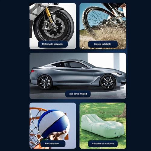 Tire Pressure Inflator Pump – Digital Air Pump, Portable Digital Tire Pressure Pump | Car Air Pump with Preset Tire Pressure Function, Car Tire Digital Air Compressor, Preset