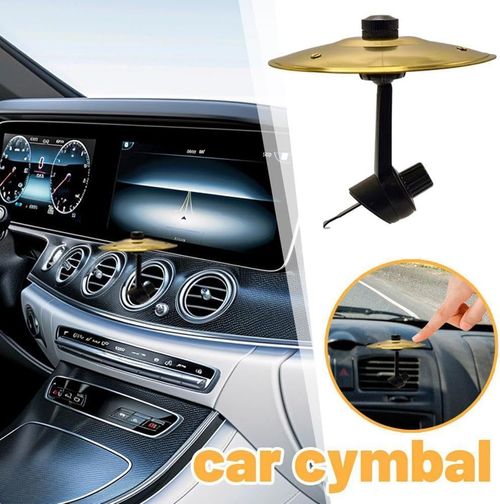 Car cymbal air outlet, car impact cymbal, Car Cymbal Air Vent make your driving more fun, easy clip-on riding for music lovers, Compact Durable Accessory for All
