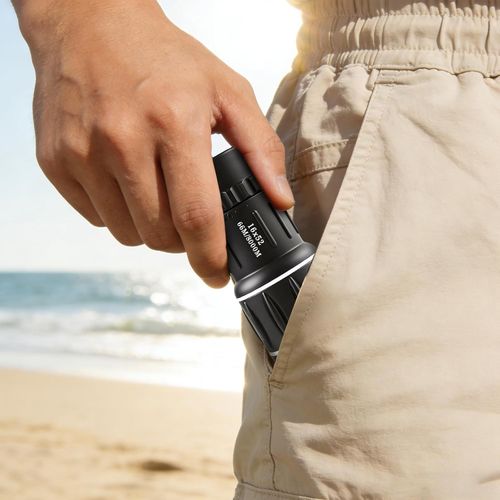 16x52 High-Power Monocular Telescope for Adults—Compact Prism Monocular with HD Lens for Birdwatching, Hiking, Travel, and Outdoor Activities