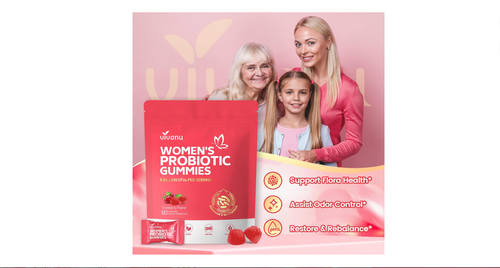 Vaginal Probiotics for Women, Feminine Balance pH Gummies for Healthy Odor, Yeast Balance and  Flora and Vitamin C for Immune Support ,60 Cranberry Gummies