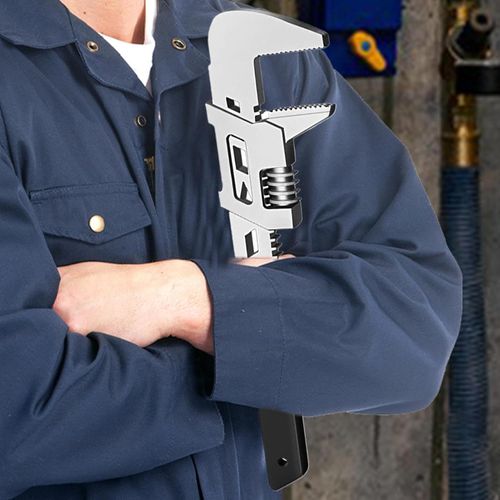 Right Angle Adjustable Wrench, F Wrench Adjustable, Carbon Steel -End Wrench Tool   Pocket Tools Wrench, Sanitary Pliers Opening Wrench, Precise