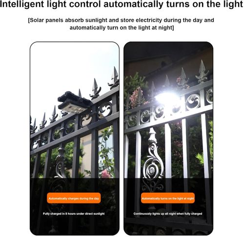 Clip-on solar lights, outdoor solar lights, solar lights with motion sensor, solar camping lights, waterproof solar lights, USB rechargeable solar lights, solar fence lights, solar lights