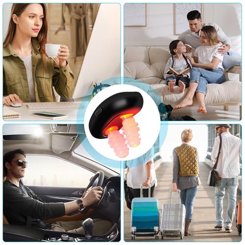 Respi-Relief Nasal Therapy Instrument Red Light Therapy Infrared Nasal Therapy Anti Snoring Devices Heat Lamp for Sinus Relief Allergic