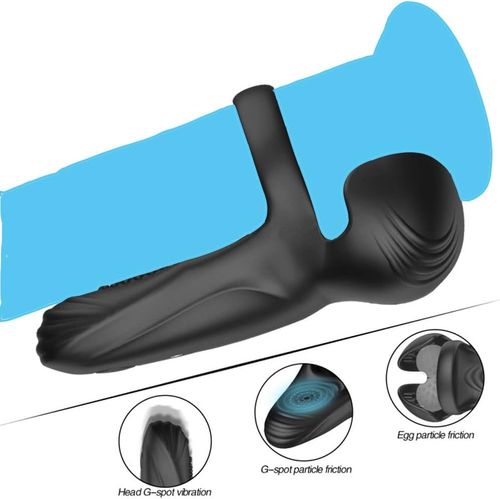 Elastic and Comfortable Silicone Soft Ring Men's Long-lasting Enhancement Ring, Rechargeable Delay Training Ring For Couples Sports Fitness Ring