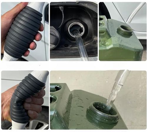 Manual oil pump, car urea gasoline diesel self-priming refueling water and oil pumping hose