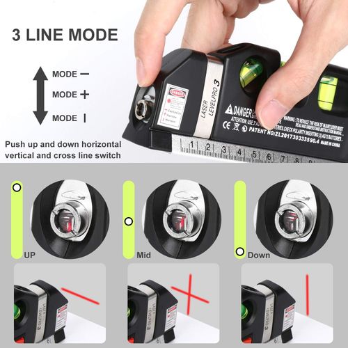 Tool Multipurpose Laser Level Line Laser Kit With triangle bracket for Picture Hanging, cabinets Walls by AikTryee