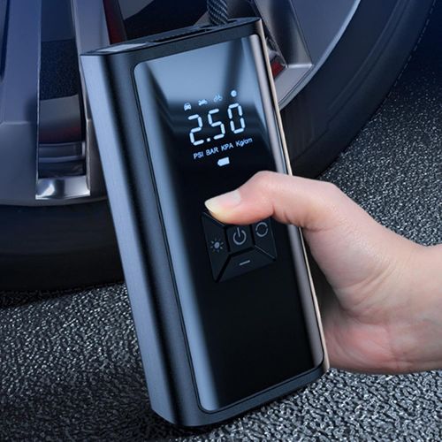 Tire Pressure Inflator Pump – Digital Air Pump, Portable Digital Tire Pressure Pump | Car Air Pump with Preset Tire Pressure Function, Car Tire Digital Air Compressor, Preset