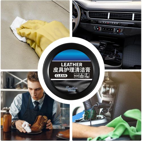 Cleaning and Care Cream & Cleaning Paste for Leather Care,Automotive Interior Leather Cleaning Cream,Car Leather Conditioner Oil Paste,The Original Leather Recoloring Balm,Leather Color Restorer