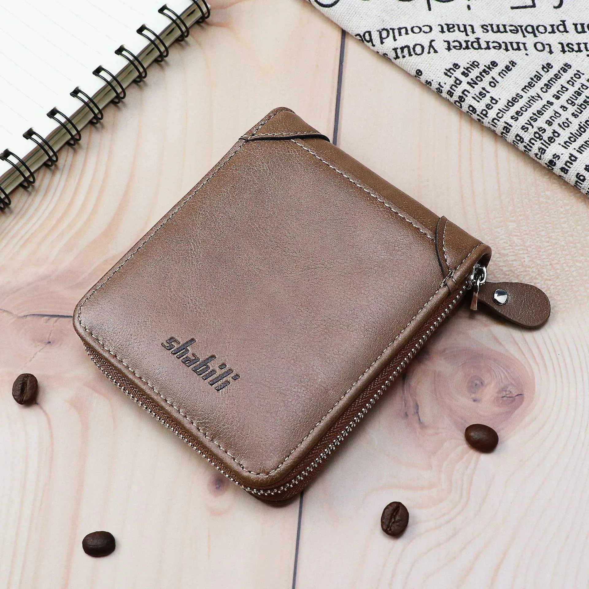 Men's Short Wallet Classic Multi Functional Fashion Wallet Multi Slot Coin Wallet