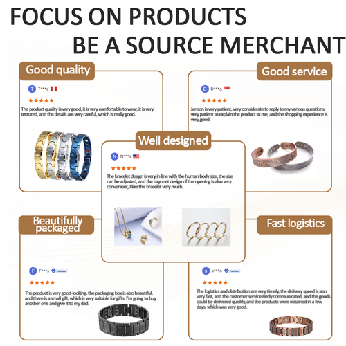 Retro Copper Cross Magnetic Wide Bangle - Men's Stylish Unique Jewelry with Gift Box