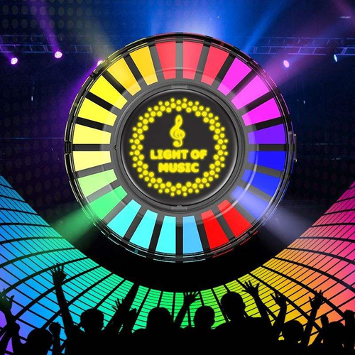 Car voice-activated breathing light（Magnetic + Stand）