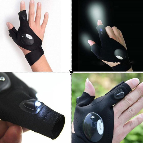 LED Rechargeable Flashlights Gloves (a pair)