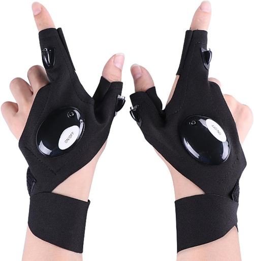 LED Rechargeable Flashlights Gloves (a pair)